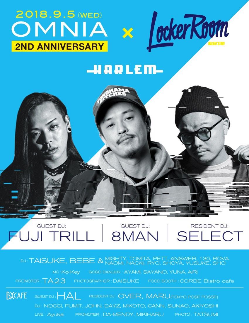 OMNIA 2nd Anniversary × LockerRoom Tokyo