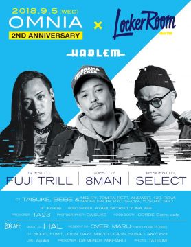 OMNIA 2nd Anniversary × LockerRoom Tokyo