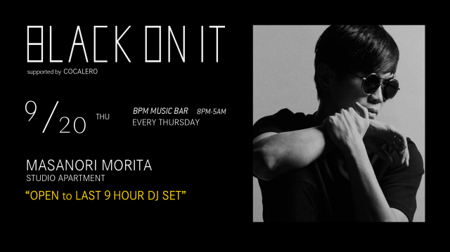 BLACK ON IT Supported by COCALERO