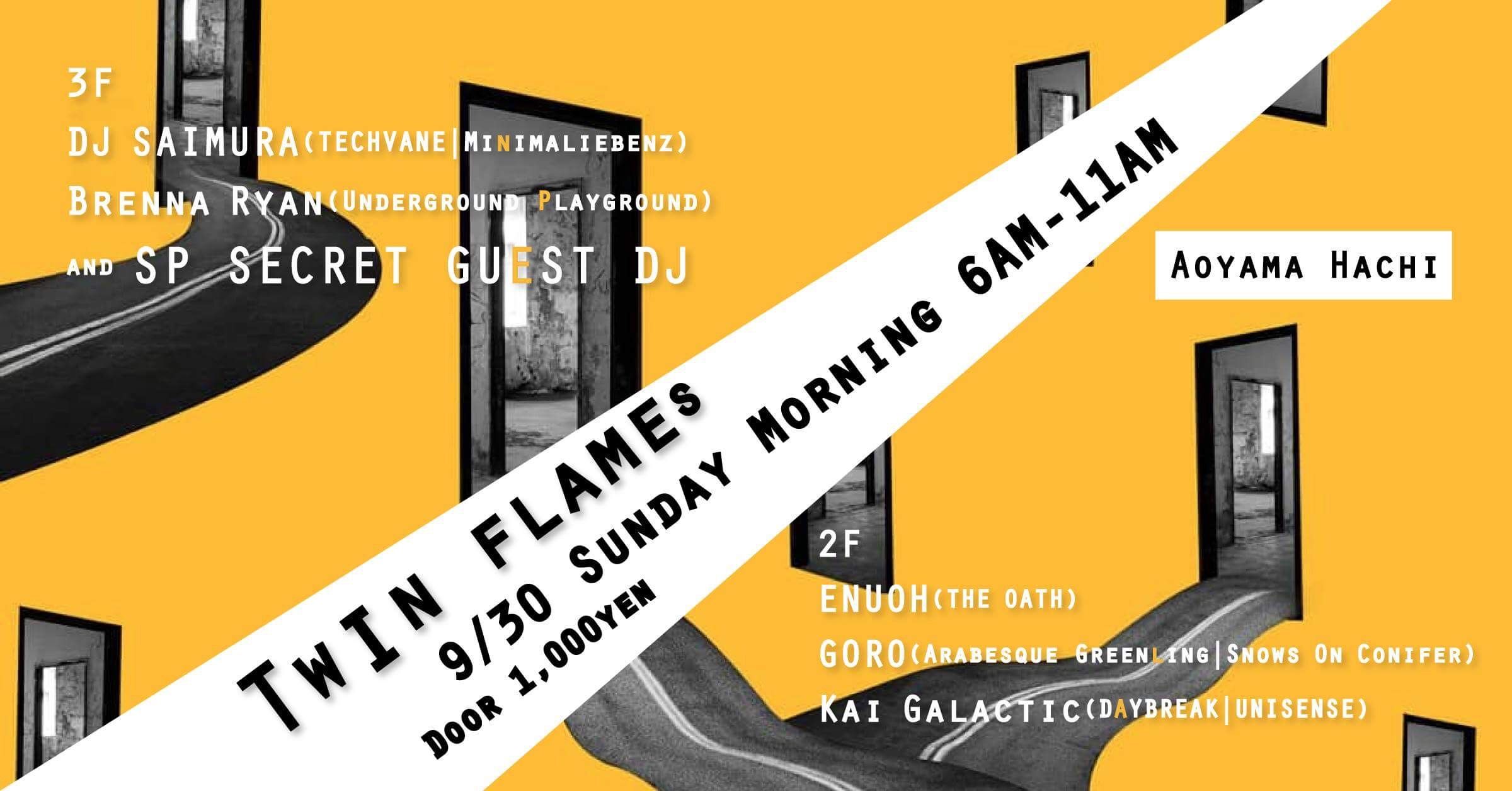 AOYAMA HACHI AFTERHOURS 9/30 SundayMorning6-11AM