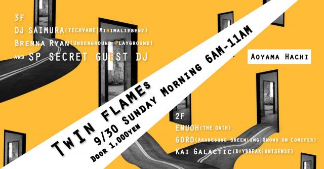 AOYAMA HACHI AFTERHOURS 9/30 SundayMorning6-11AM