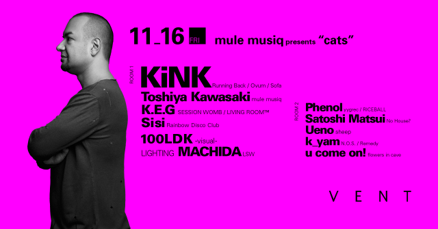 KiNK at mule musiq presents “cats”