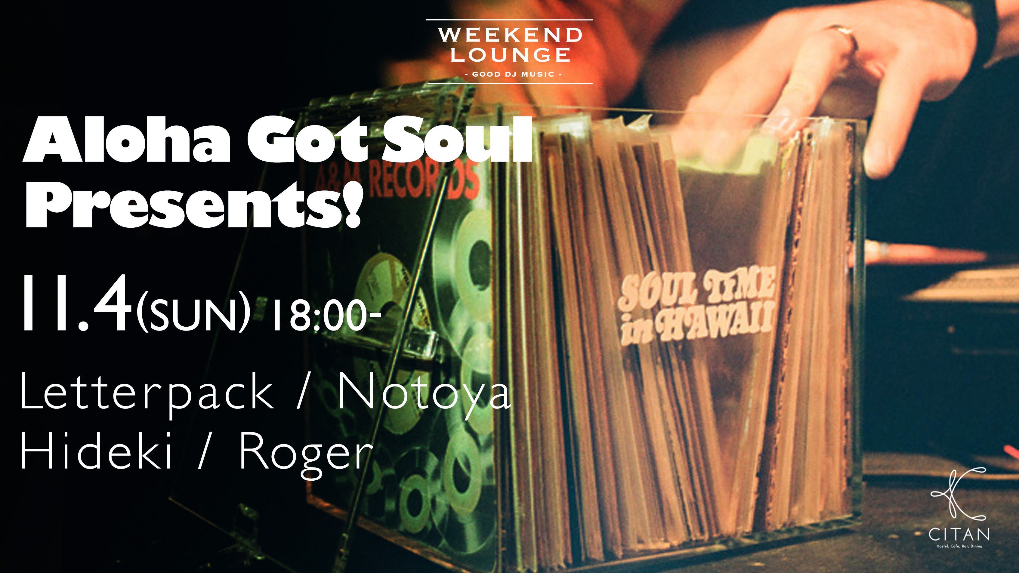 Weekend Lounge DJs Special "Aloha Got Soul "