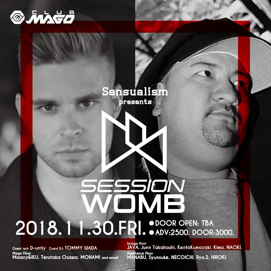 Sensualism presents Session WOMB