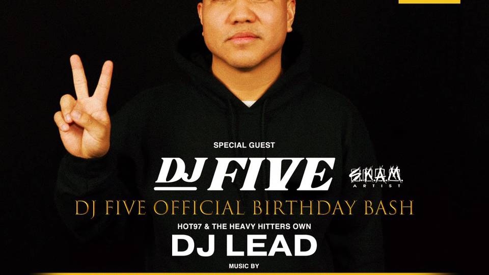 BUTTERFLY SATURDAYS Guest DJ FIVE (SKAM ARTIST)