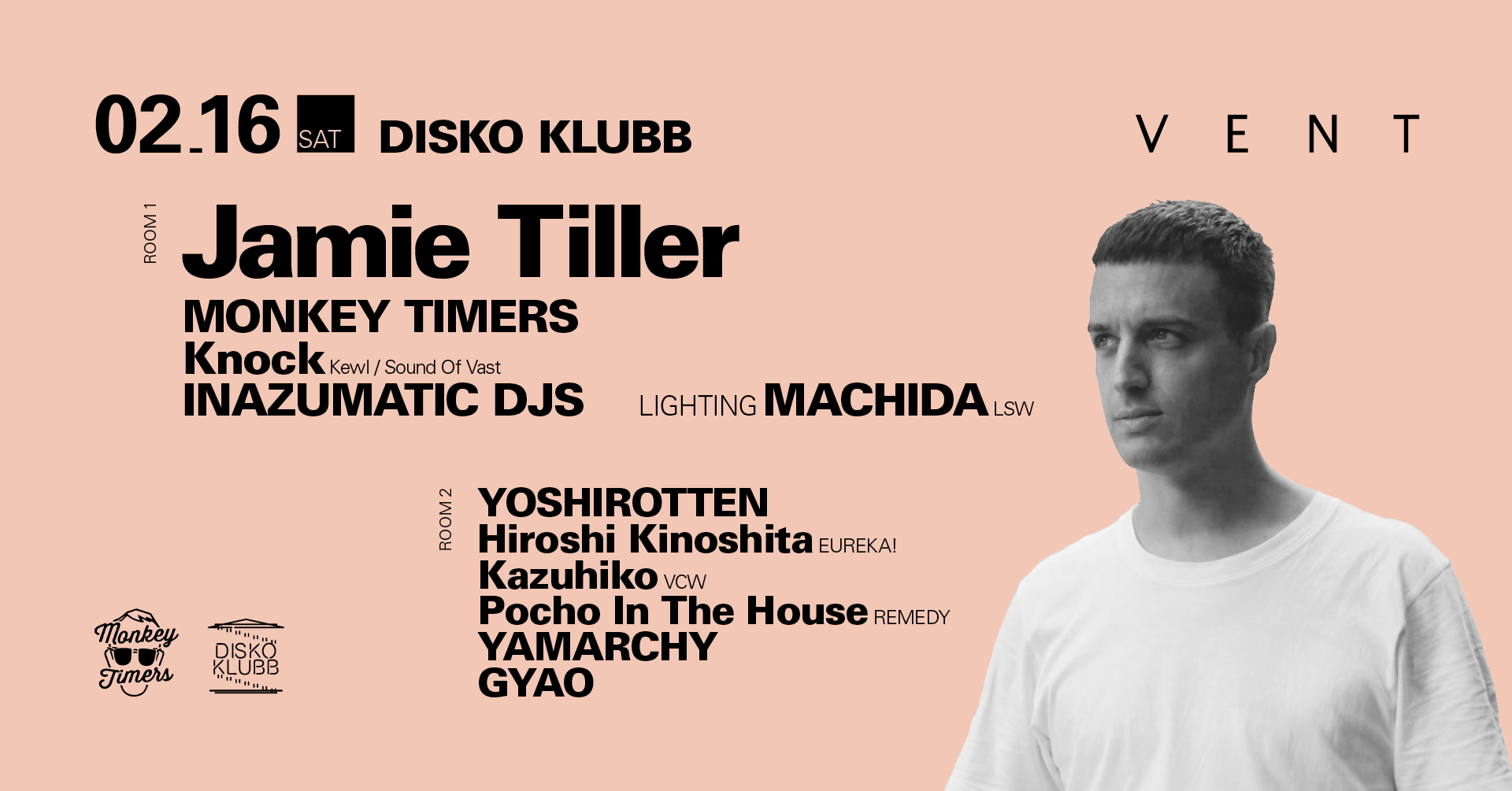 Jamie Tiller at DISKO KLUBB
