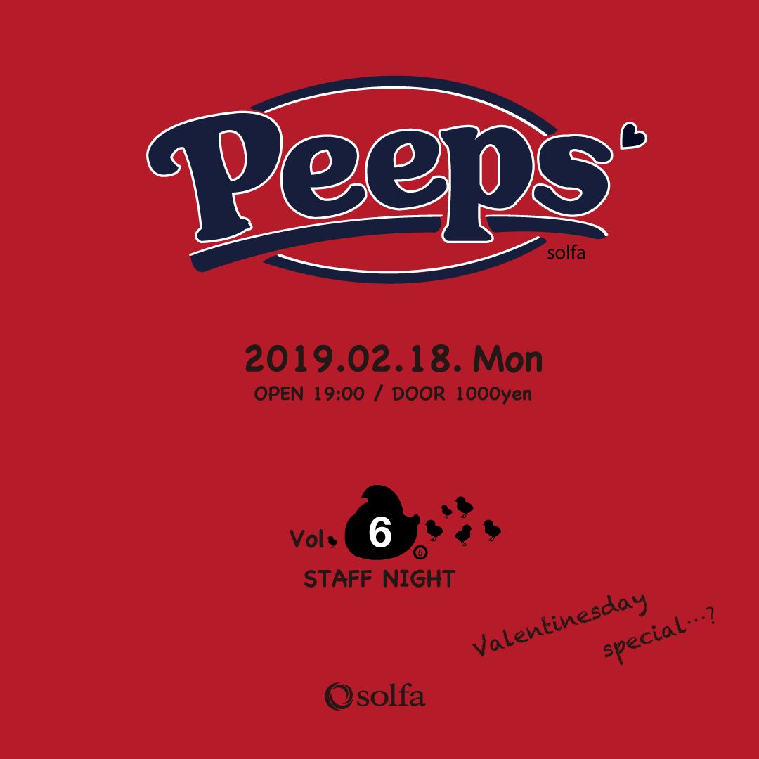 PEEPS Vol.6 Valentinesday special?