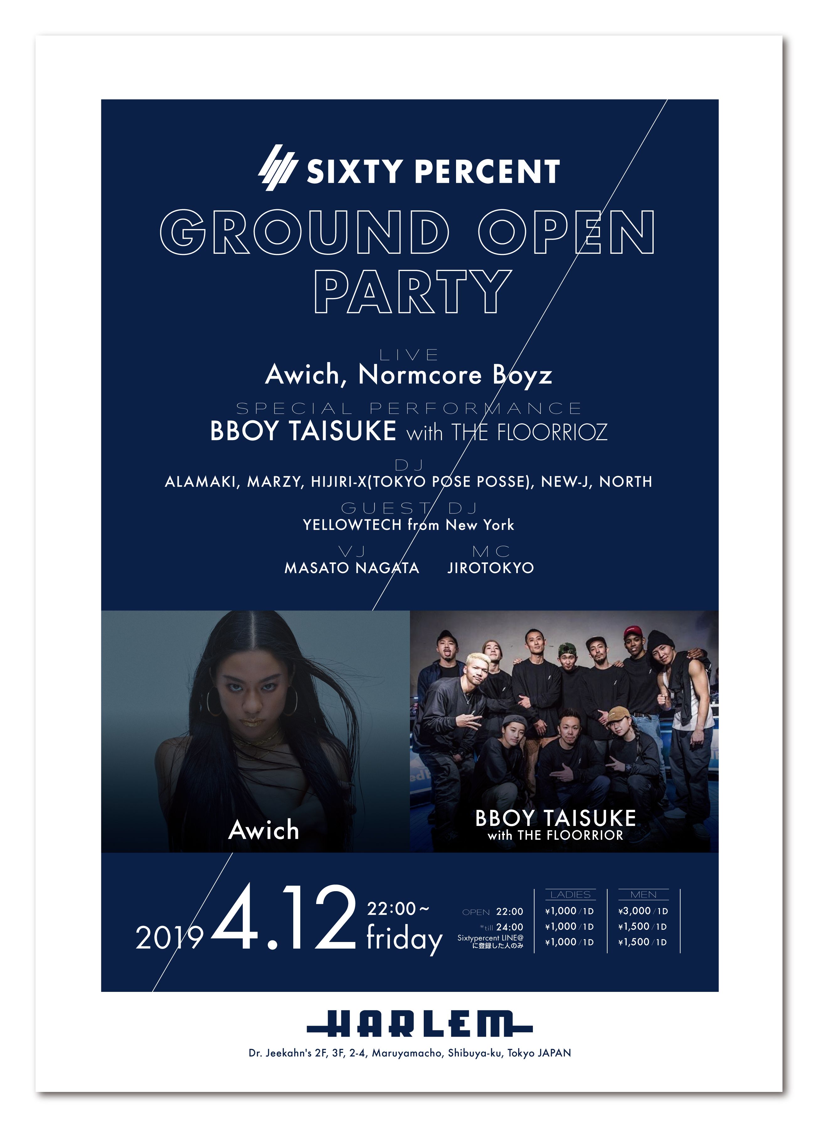 SIXTY PERCENT GRAND OPENING PARTY