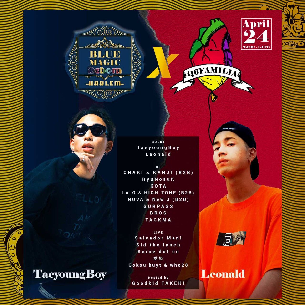 BLUE MAGIC × Q6FAMILIA