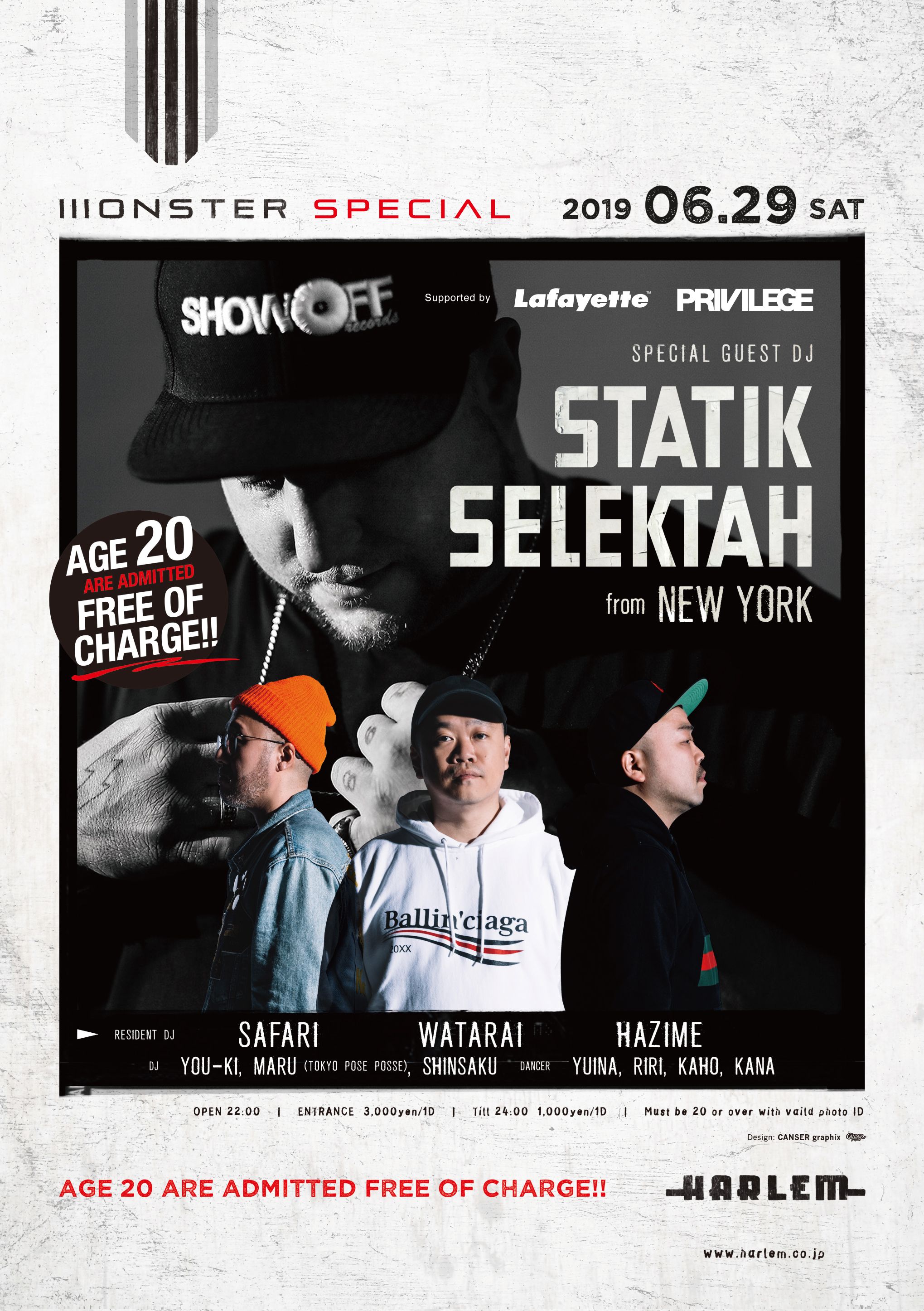 MONSTER SPECIAL supported by Lafayette & PRIVILEGE