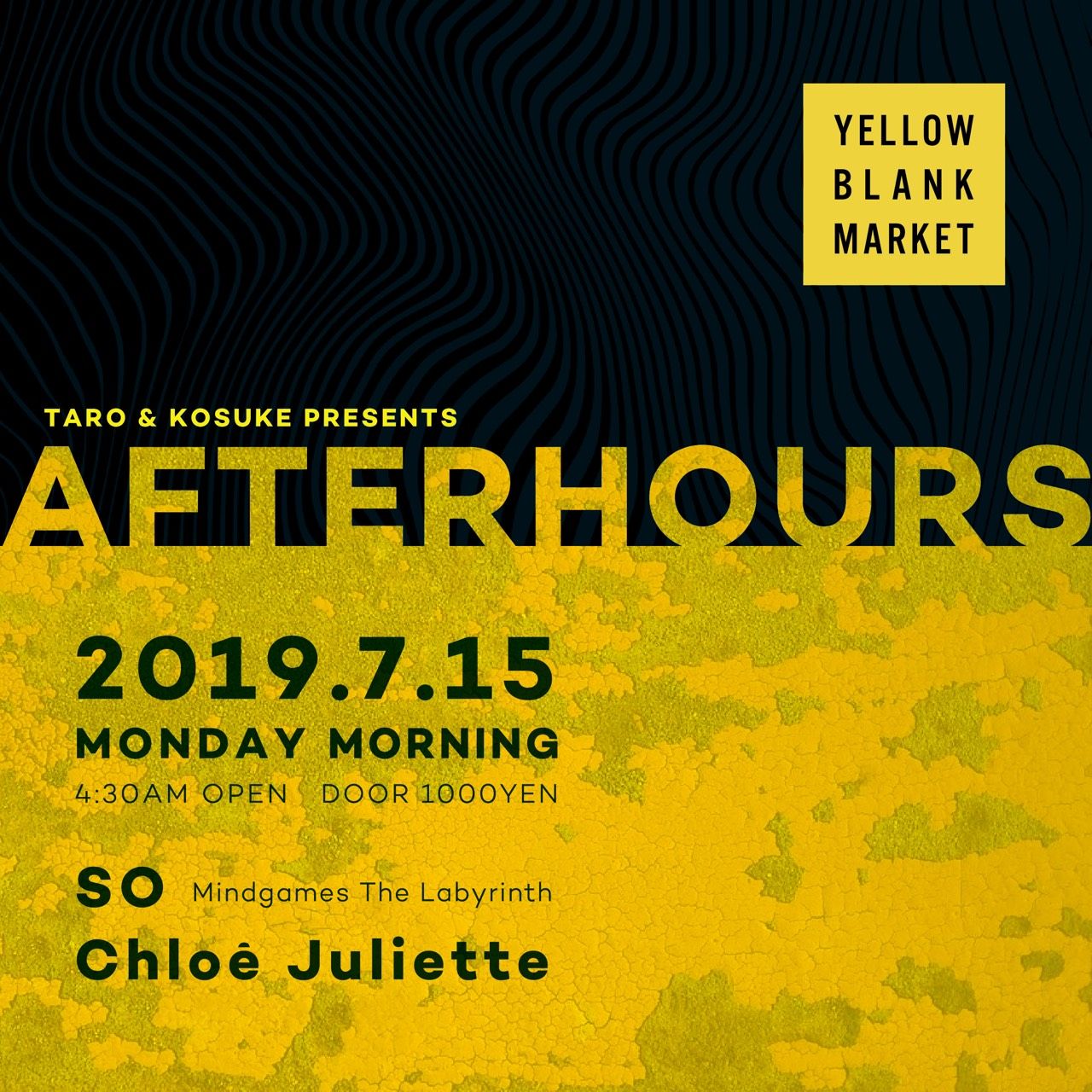 TARO & KOSUKE PRESENTS AFTERHOURS