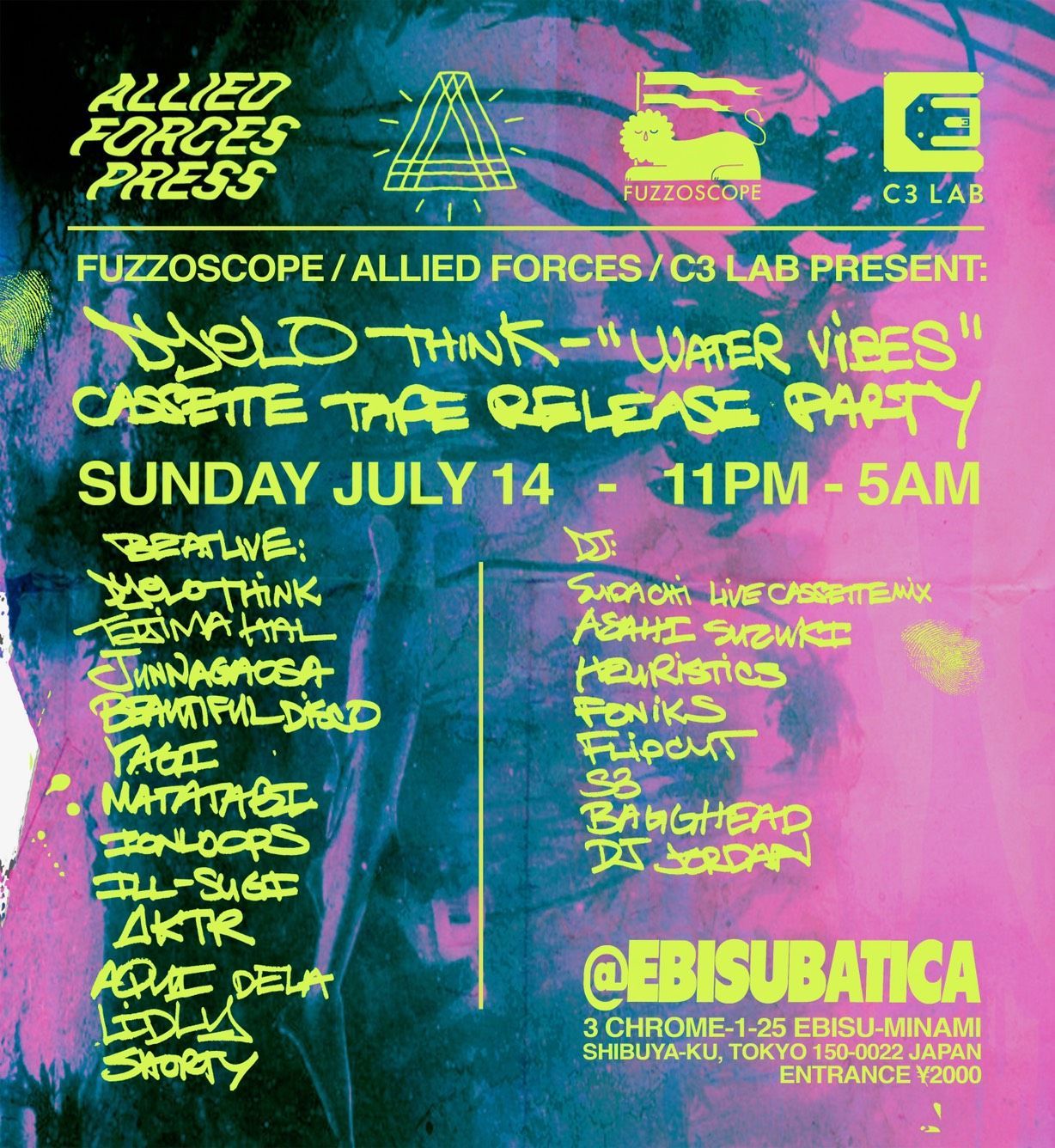 "Water Vibes" by Dyelo Think Release Party