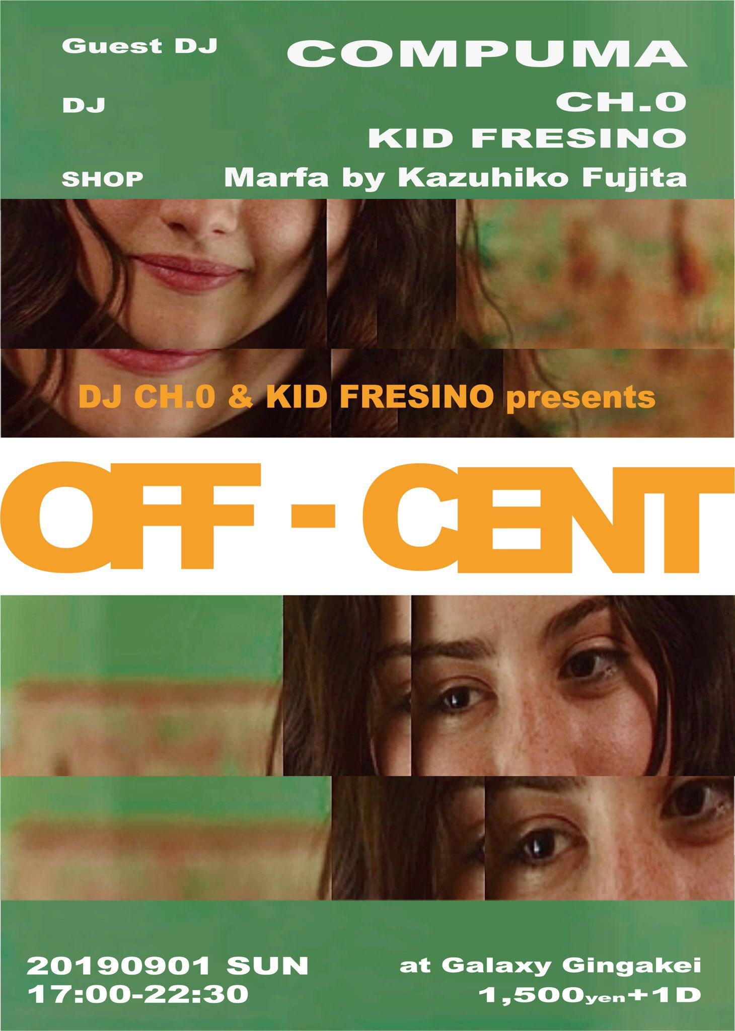DJ CH.0 & KID FRESINO presents “OFF-CENT”