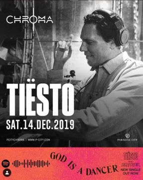 Tiësto SAT.14.DEC.2019