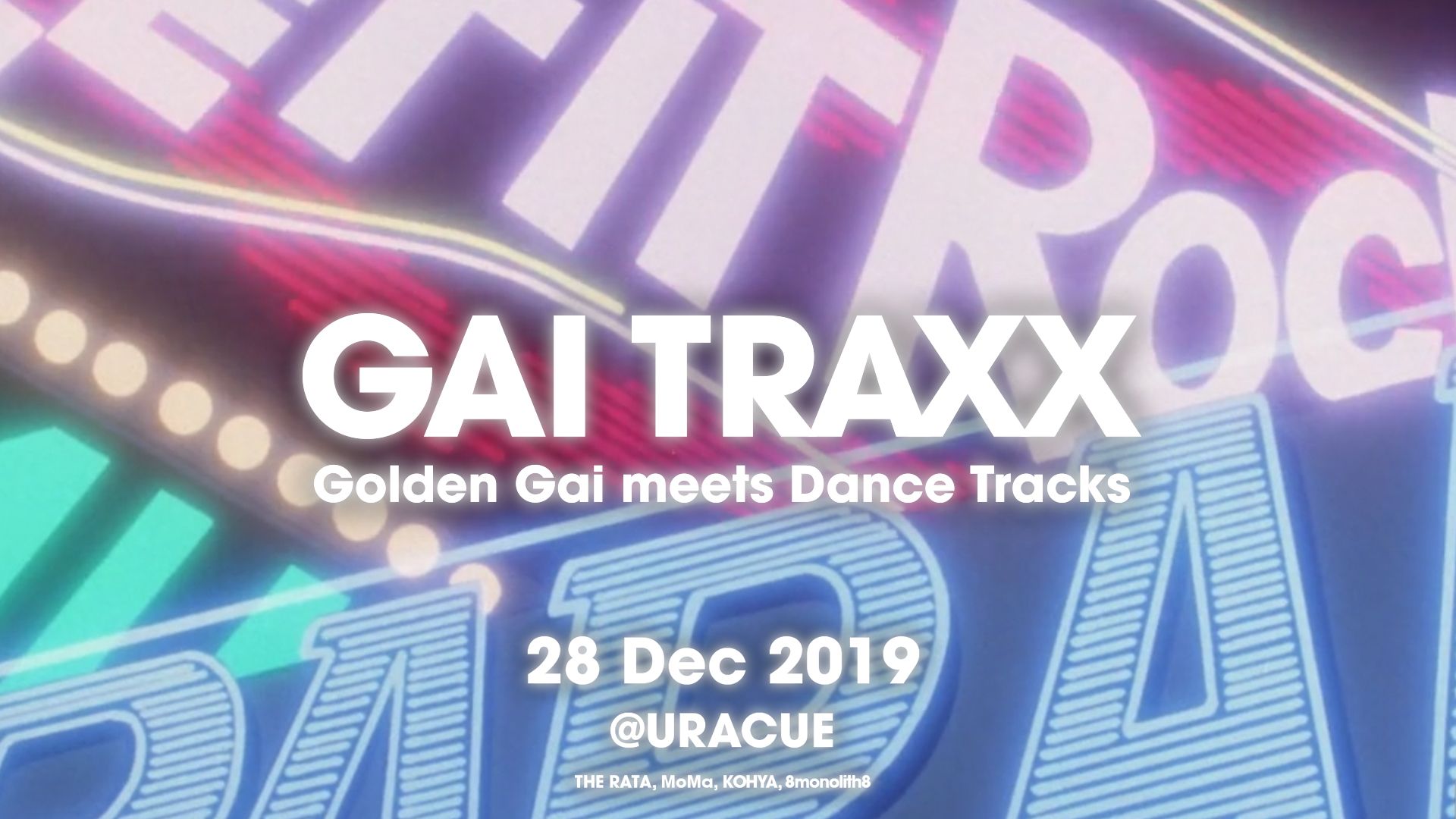 GAI TRAXX - Golden-Gai meets Dance Tracks