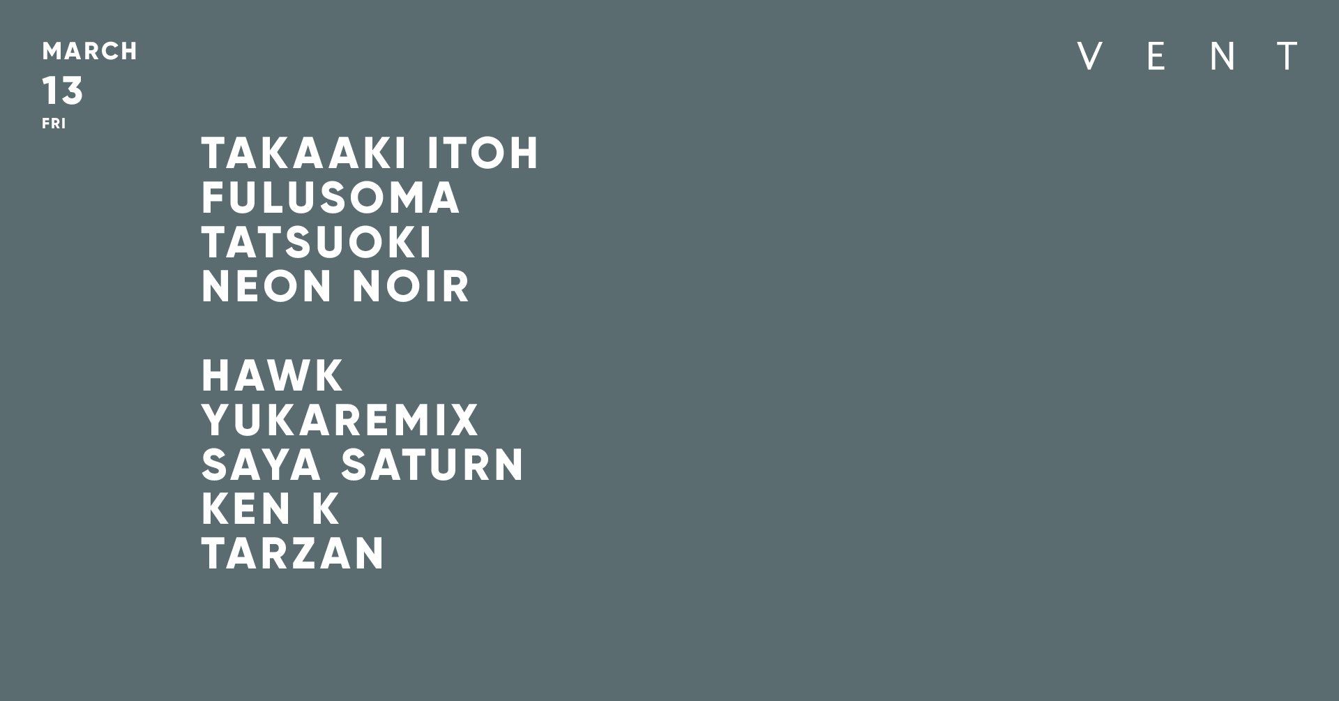 TAKAAKI ITOH, fulusoma, Tatsuoki, Neon Noir