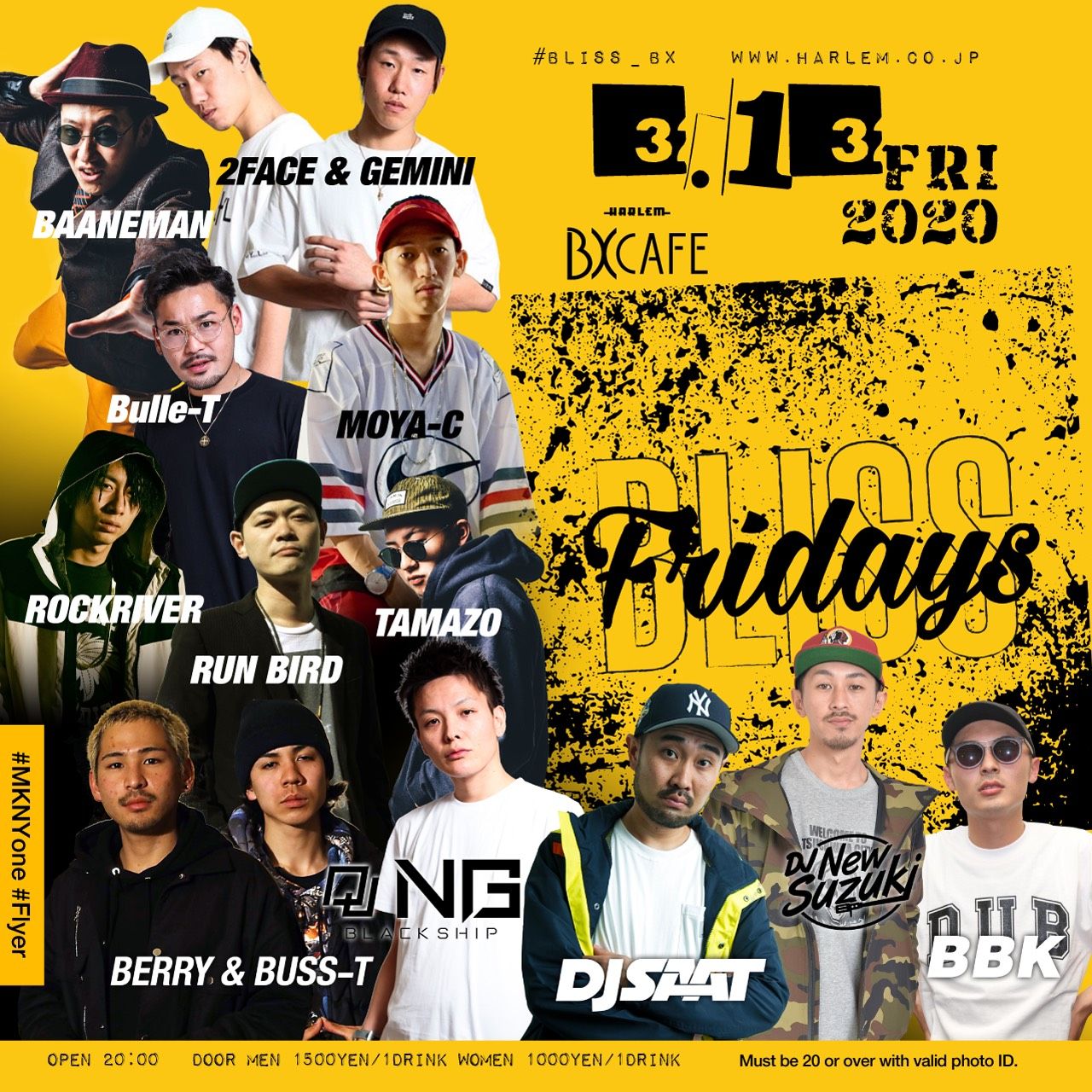 AFTER WORK EACH & EVERY FRIDAYS BLISS FRIDAYS