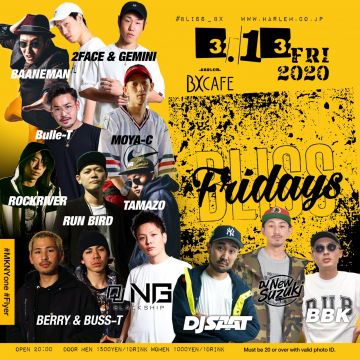 AFTER WORK EACH & EVERY FRIDAYS BLISS FRIDAYS