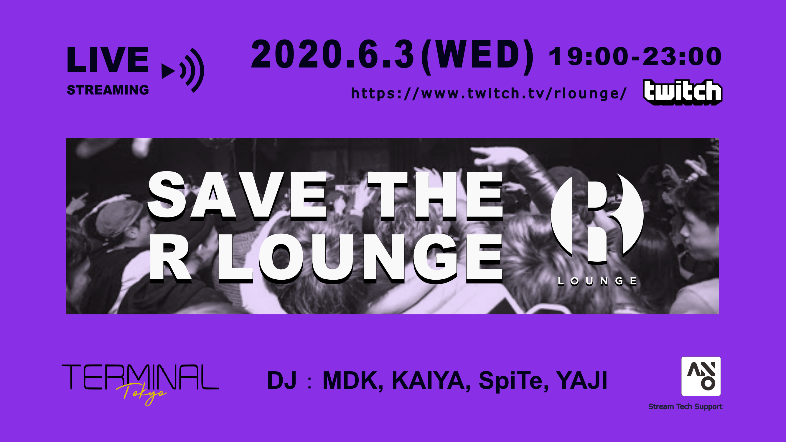 Live Streaming『SAVE R LOUNGE』