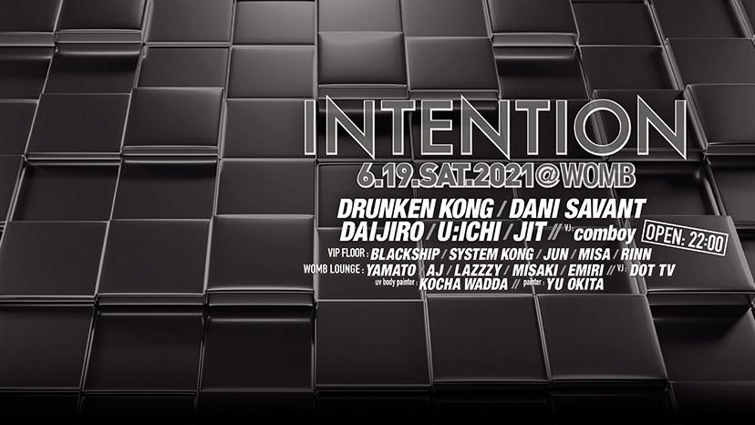 【開催延期/POSTPONED】INTENTION