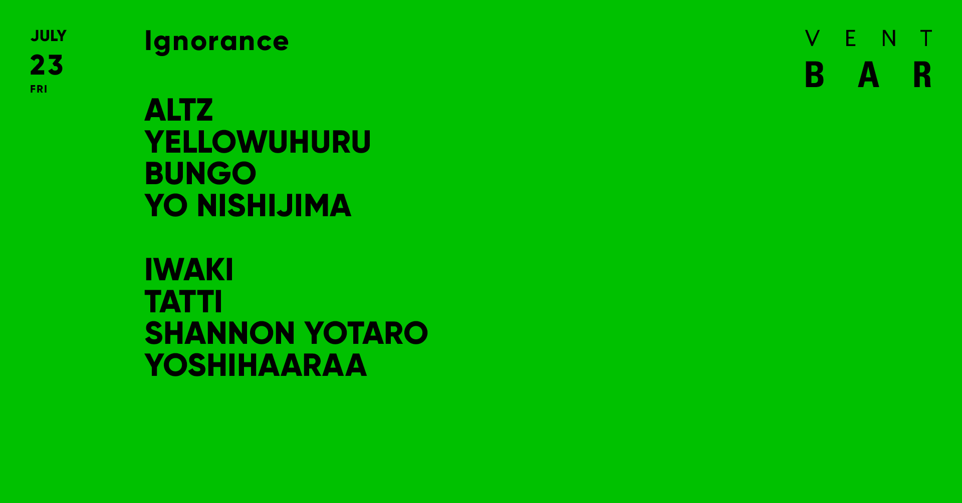 ALTZ, YELLOWUHURU / Ignorance