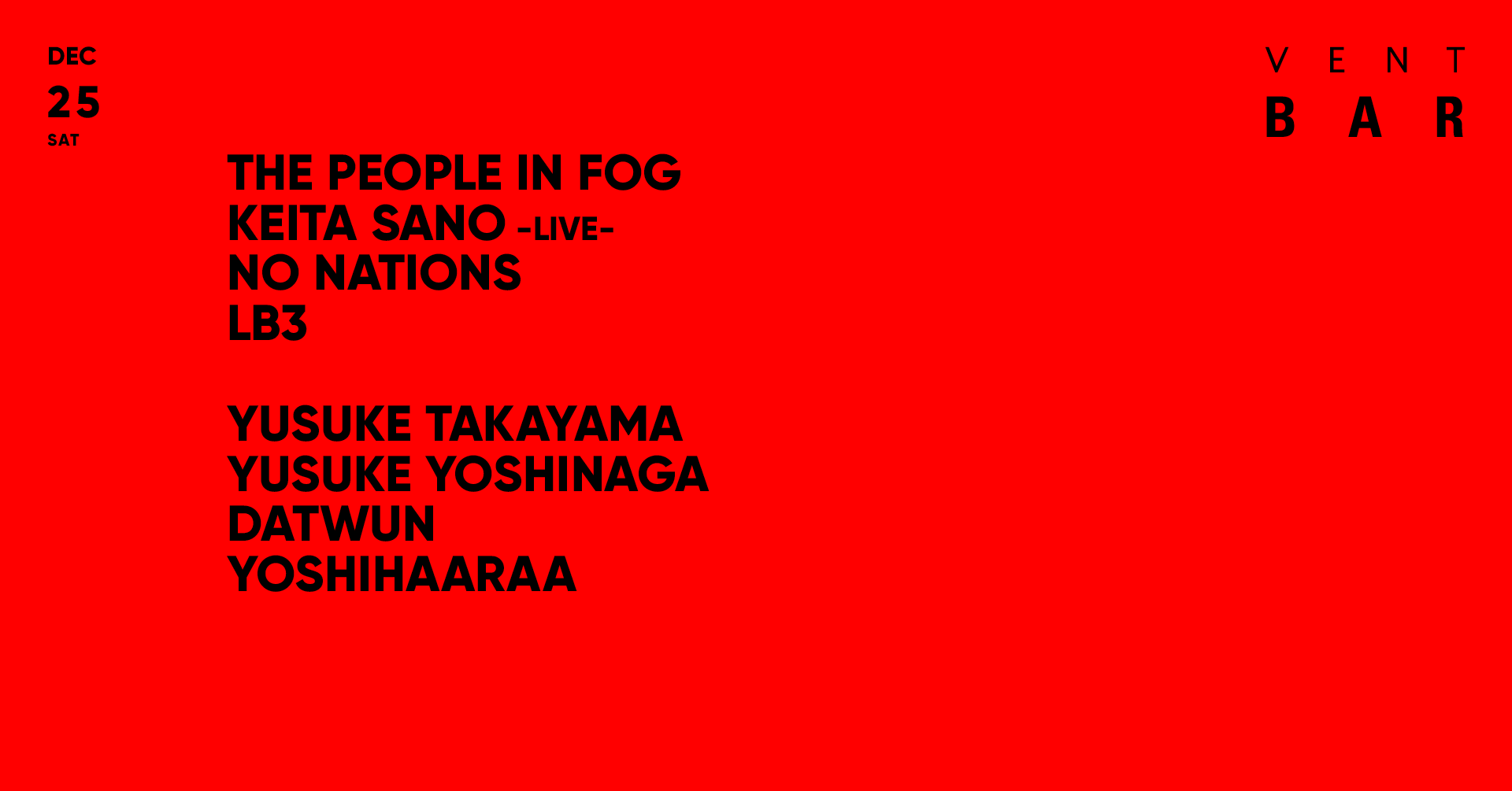 The People In Fog, KEITA SANO