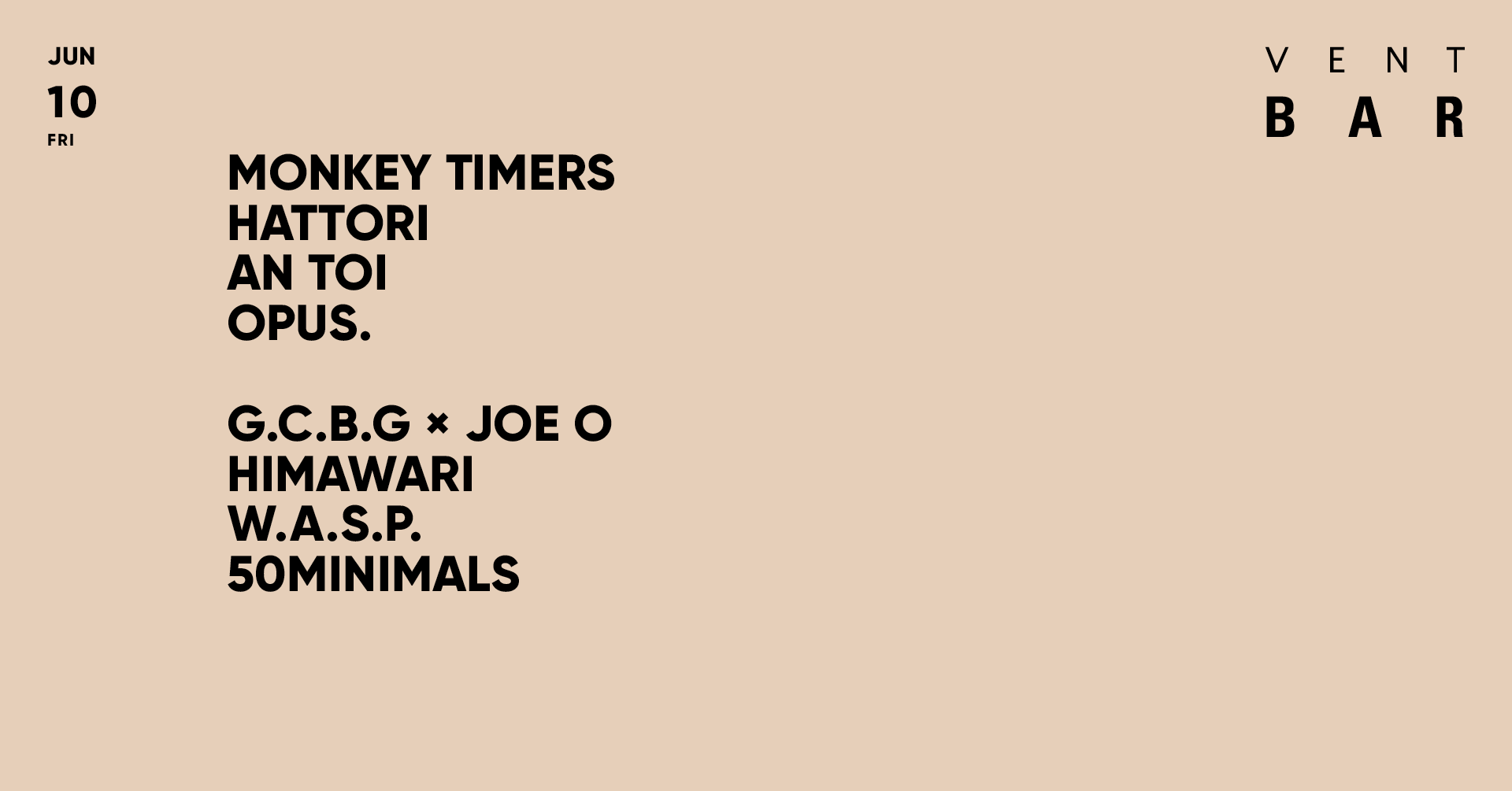 MONKEY TIMERS, HATTORI