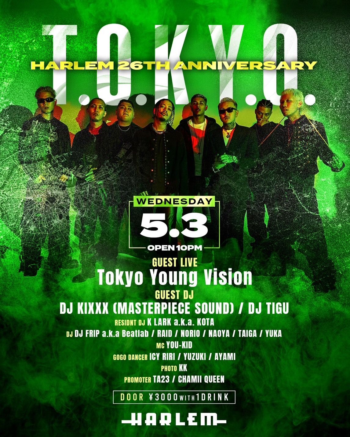 T.O.K.Y.O. -HARLEM 26th Anniversary-
