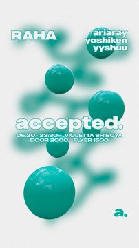 accepted. invites RAHA