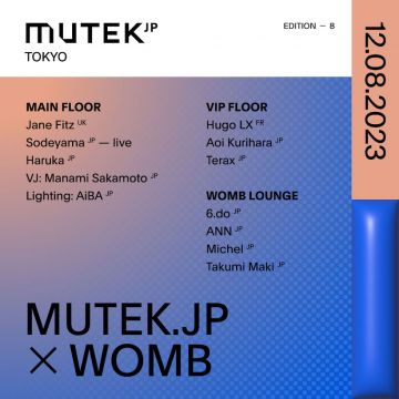 MUTEK.JP × WOMB