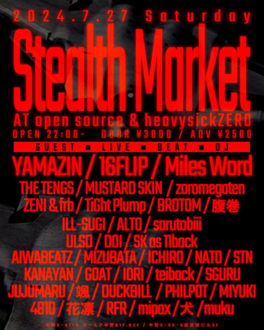 Stealth Market【OPEN SOURCE ⇔ heavysick ZERO 行き来自由！】