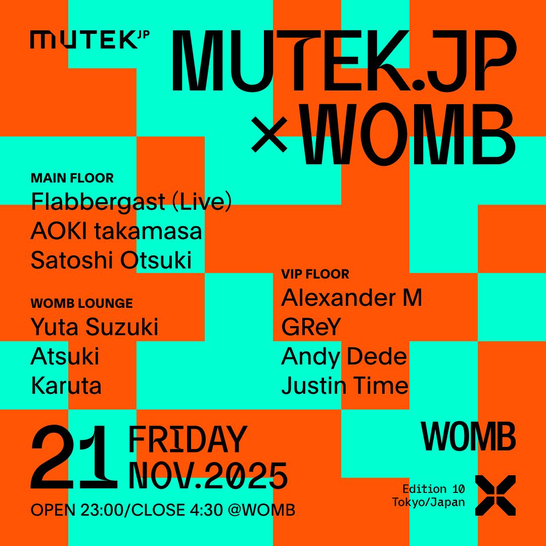MUTEK.JP × WOMB
