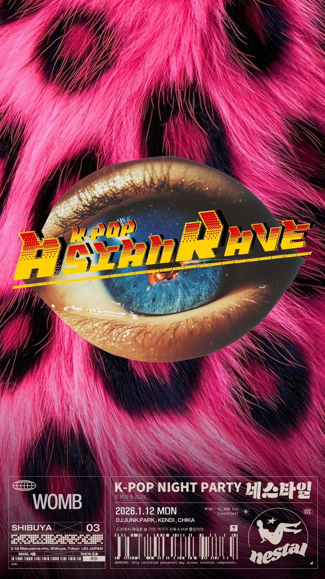 K-POP NIGHT PARTY NESTAL