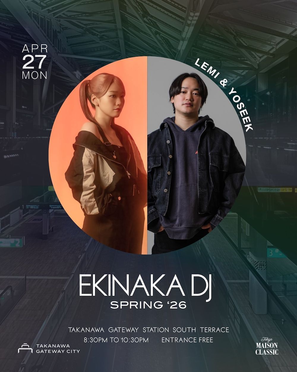 TAKANAWA GATEWAY SPECIAL LIVE -EKINAKA DJ-