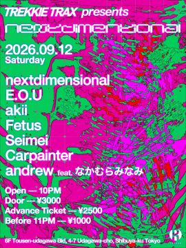 TREKKIE TRAX presents nextdimensional