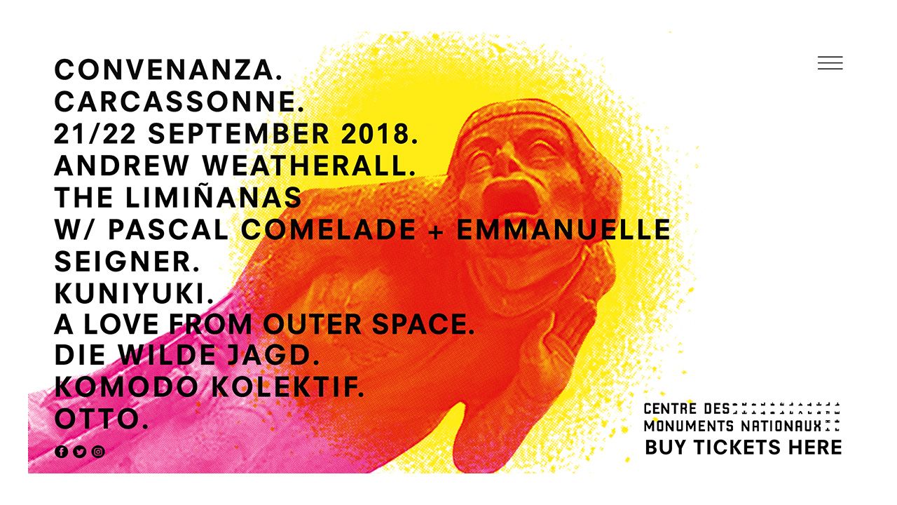 アンドリュー・ウェザオール主催の古城フェス「CONVENANZA」に日本からKuniyuki出演