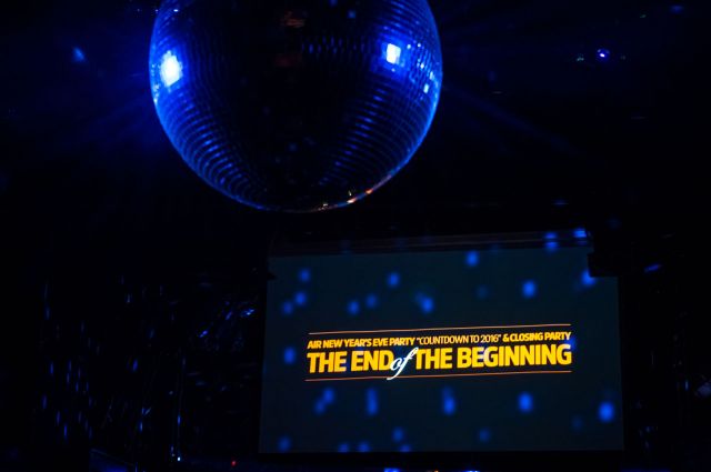 AIR NEW YEAR'S EVE PARTY "COUNTDOWN TO 2016" & CLOSING PARTY THE END OF THE BEGINNING
